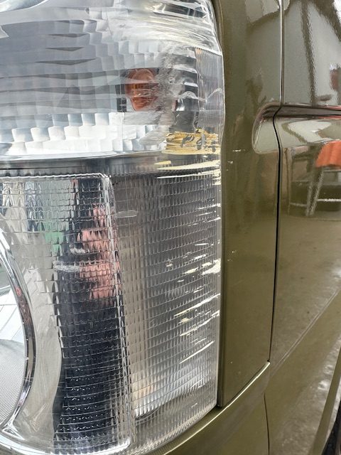 福岡中古車販売NEXUMが磨いたヘッドライト